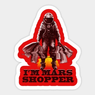 MARS SHOPPER Sticker